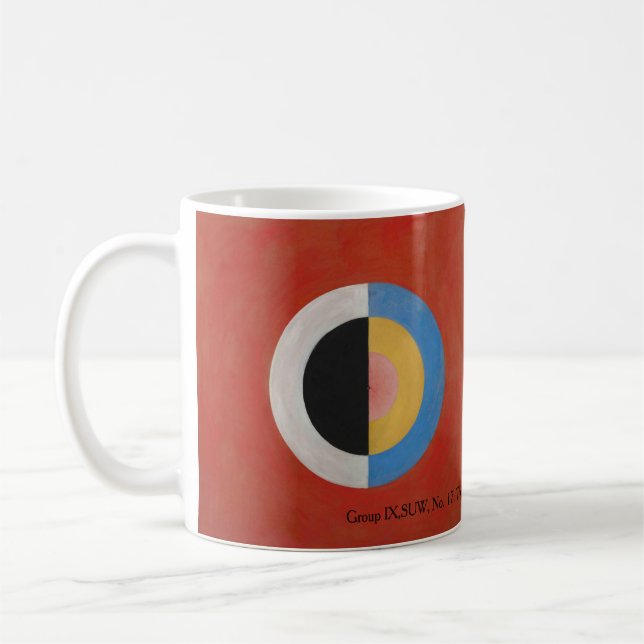 Hilma af Klint abstrakt art Kaffeetasse (Links)