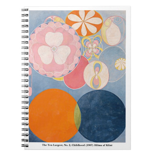 Hilma af Klint abstrakt art Notizblock (Vorderseite)