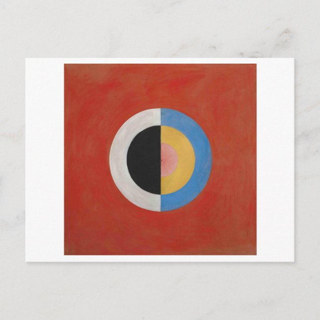 Hilma af Klint abstrakt art Postkarte (Vorderseite)