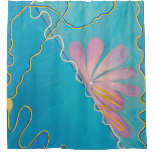 Hilma af Klint Abstrakte Vintage Liebe - Eros I Duschvorhang