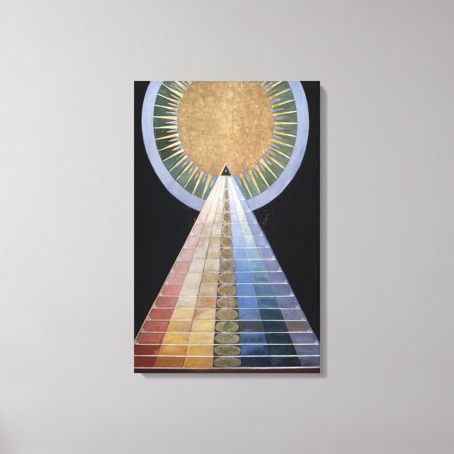 Hilma af Klint - ALTAR PAINTING 1915 Leinwanddruck (Vorderseite)