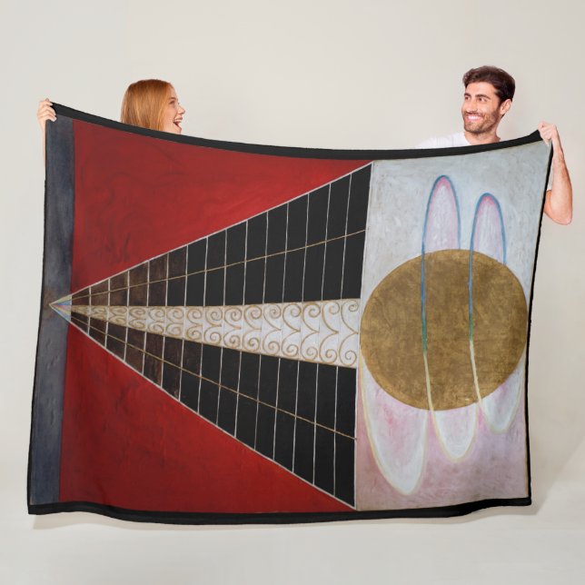 Hilma af Klint - Altarpiece II Fleecedecke (Beispiel)