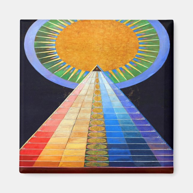 Hilma af Klint Altarpiece Magnet (Vorne)