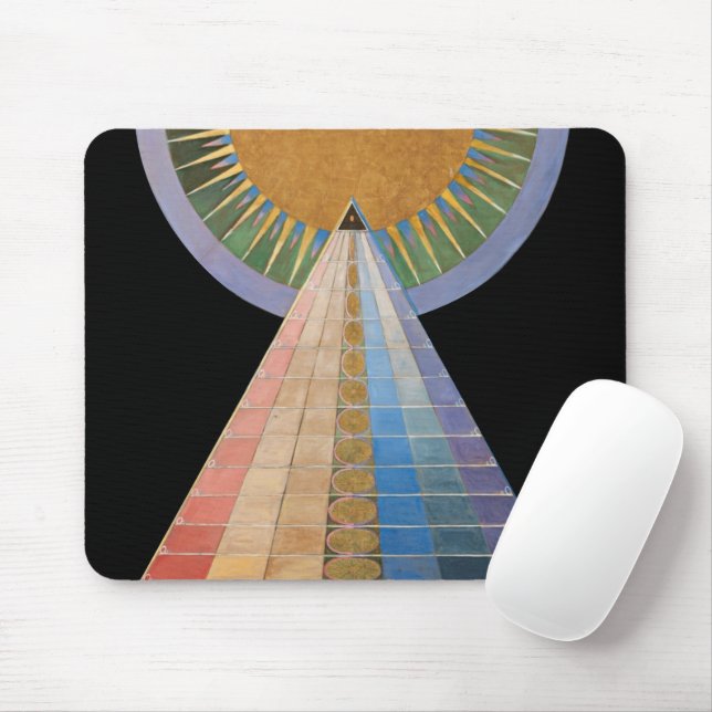 Hilma af Klint - Altarpiece Mousepad (Mit Mouse)