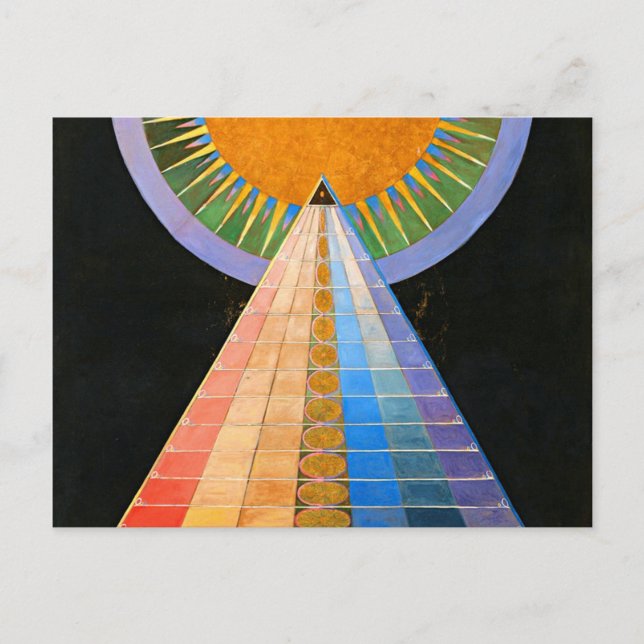 Hilma Af Klint Altarpiece-NO1 Postkarte (Vorderseite)
