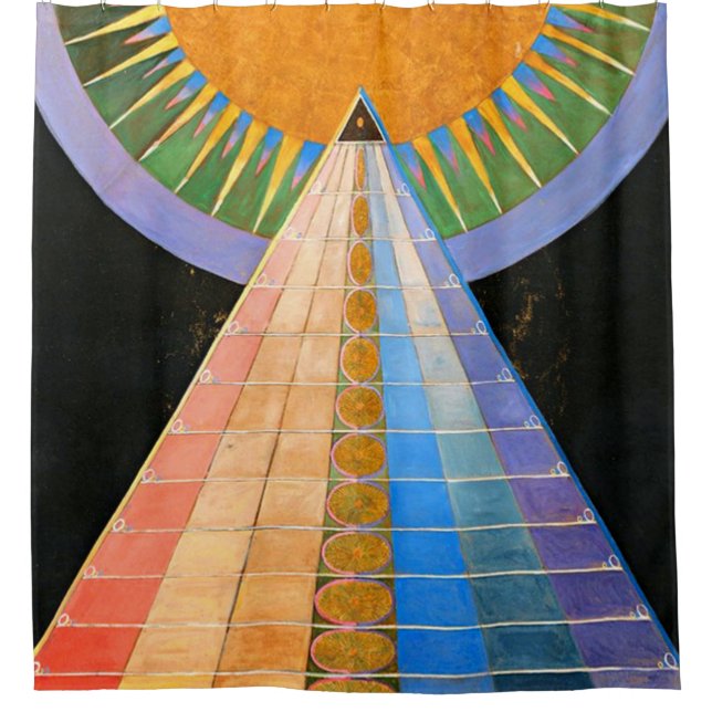 Hilma Af Klint Altarpiece No 1 Duschvorhang (Vorderseite)