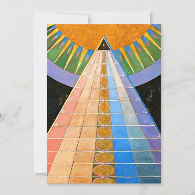Hilma Af Klint Altarpiece No 1 Einladung (Vorderseite)
