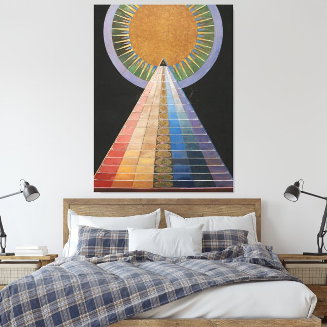 Hilma af Klint - Altarpiece No. 1 Group X  Leinwanddruck (Insitu (Schlafzimmer))