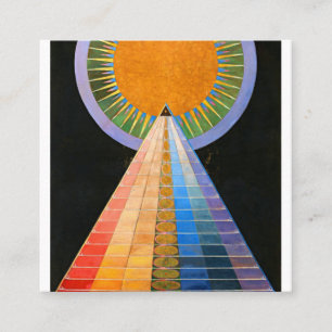 Hilma Af Klint Altarpiece No 1 Quadratische Visitenkarte