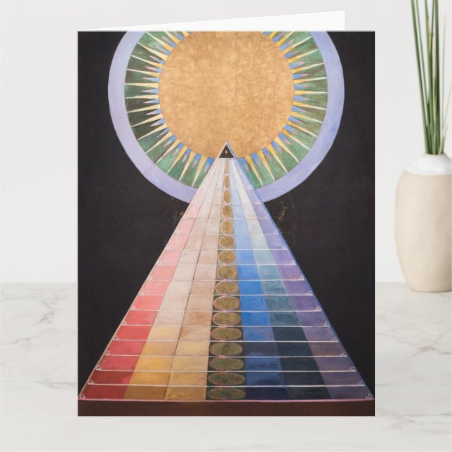 Hilma Af Klint, Altarpiece Nr.1, Abstrakt Art Karte (Vorderseite)