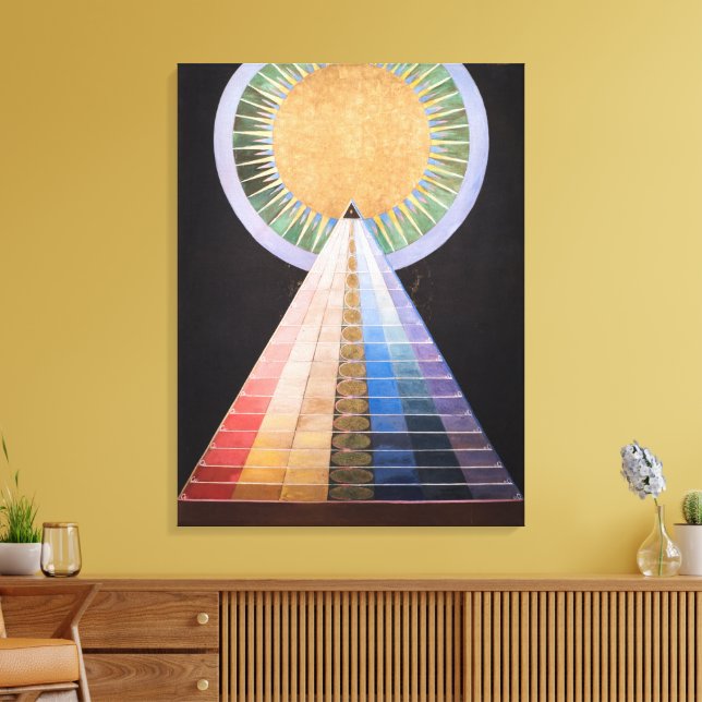 Hilma Af Klint, Altarpiece Nr.1, Abstrakt Art Leinwanddruck (Insitu (Wohnzimmer))