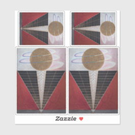 Hilma Af Klint, Altarpiece Nr.2, Abstrakt Art Aufkleber