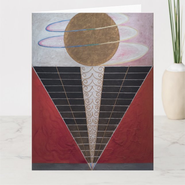 Hilma Af Klint, Altarpiece Nr.2, Abstrakt Art Karte (Vorderseite)