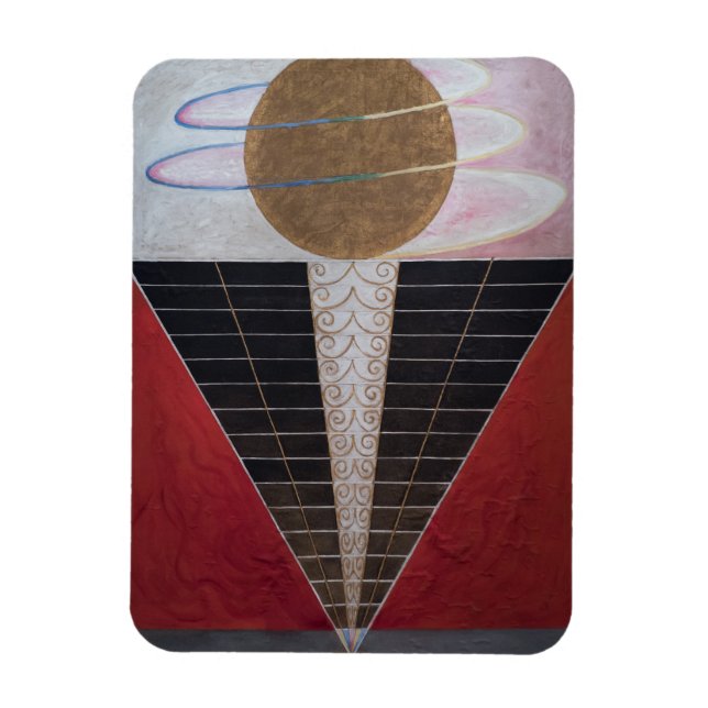 Hilma Af Klint, Altarpiece Nr.2, Abstrakt Art Magnet (Vertikal)