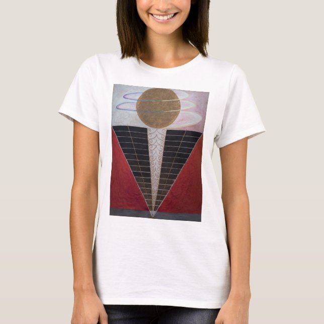 Hilma Af Klint, Altarpiece Nr.2, Abstrakt Art T-Shirt (Vorderseite)