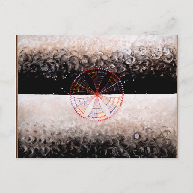 Hilma af Klint artwork, The Swan No. 10 Postkarte (Vorderseite)