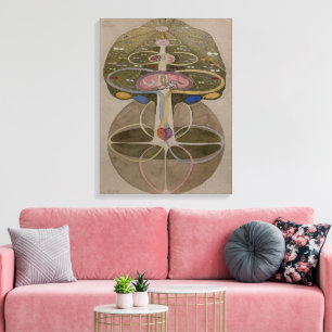 Hilma Af Klint, Baum der Erkenntnis Nr. 1 Abstrakt Leinwanddruck