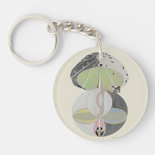 Hilma af Klint - Baum der Erkenntnis, Nr. 5 Schlüsselanhänger