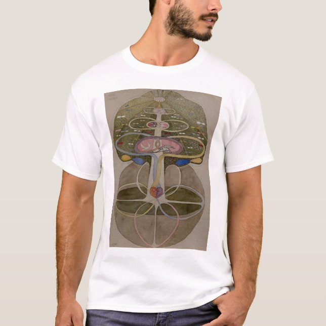 Hilma Af Klint, Baum des Wissens Nr. 1 Abstrakte K T-Shirt (Vorderseite)