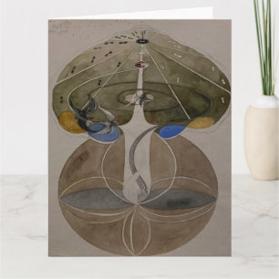 Hilma Af Klint, Baum des Wissens Nr. 2 Abstrakte K Karte