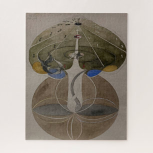 Hilma Af Klint, Baum des Wissens Nr. 2 Abstrakte K Puzzle