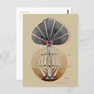 Hilma af Klint - Baum des Wissens, Nr. 3 Postkarte