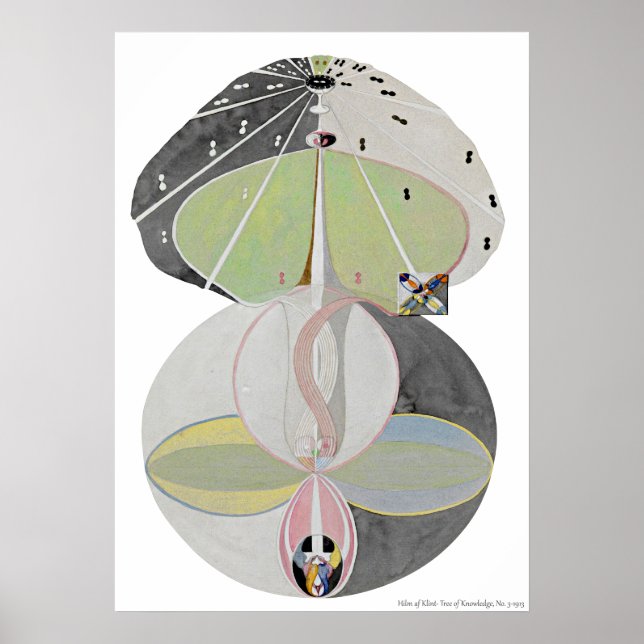 Hilma af Klint - Baum des Wissens, Nr. 5 Poster (Vorne)