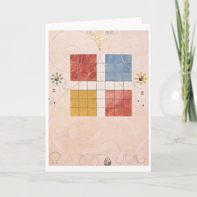 Hilma af Klint card Dankeskarte (Vorderseite)