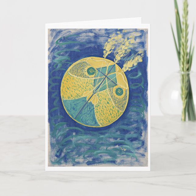 Hilma af Klint card Dankeskarte (Vorderseite)
