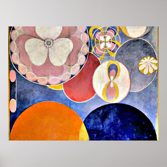 Hilma af Klint - De Tio Storsta, Barnaaltern Poster (Vorne)