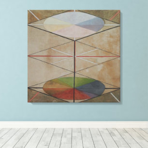 Hilma Af Klint, Der Schwan Nr.23, Abstrakte Kunst Leinwanddruck