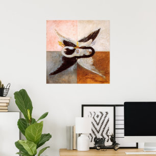Hilma Af Klint, Der Schwan Nr.24, Abstrakte Kunst Poster