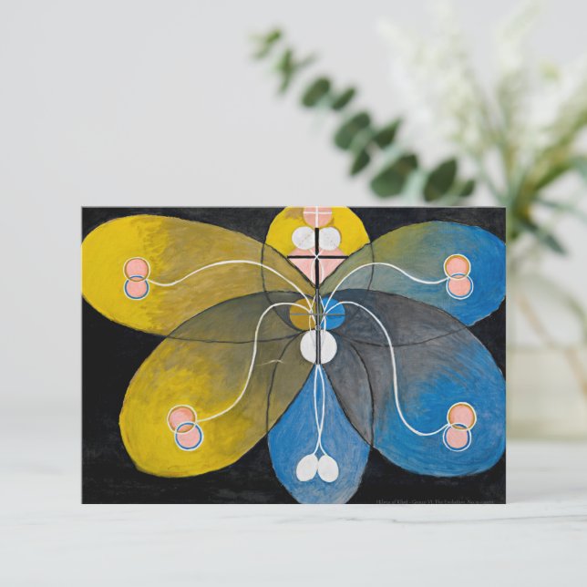 Hilma af Klint - Die Evolution, 9 Karte (Stehend Vorderseite)