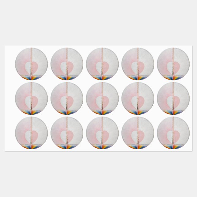 Hilma af Klint - Die Taube Etiketten (Blatt)