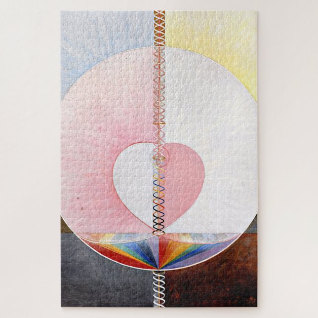 Hilma af Klint - Die Taube, Nr. 1 Puzzle (Vertikal)