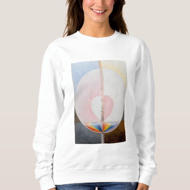 Hilma af Klint - Die Taube Sweatshirt (Vorderseite)