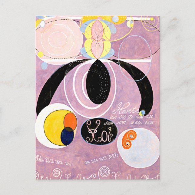 Hilma af Klint - Die zehn größten, Nr. 06 Postkarte (Vorderseite)