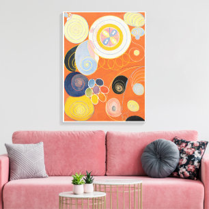 Hilma Af Klint, die zehn größten Nr. 3, Abstrakte Leinwanddruck