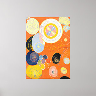 Hilma af Klint - Die zehn größten, Nr.3, Jugend Leinwanddruck