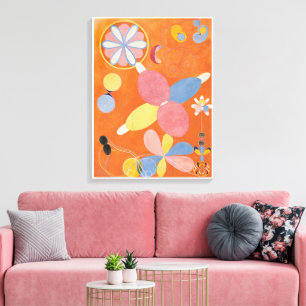 Hilma Af Klint, Die zehn Größten Nr. 4, Abstrakte  Leinwanddruck