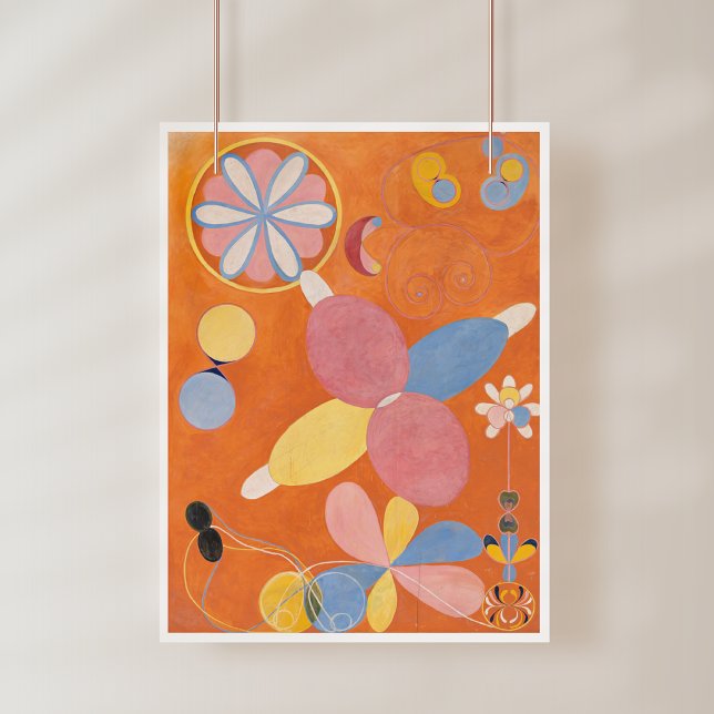 Hilma Af Klint, Die zehn größten Nr. 4, Abstrakte  Poster (Von Creator hochgeladen)