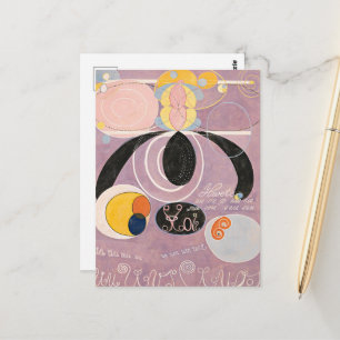 Hilma Af Klint, Die zehn größten Nr. 6, Abstrakte Postkarte
