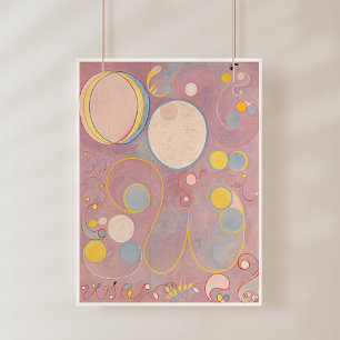 Hilma Af Klint, Die zehn Größten Nr. 8, Abstrakte  Poster