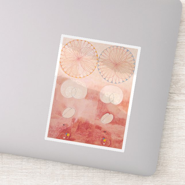 Hilma Af Klint, die zehn größten Nr. 9, Abstrakte  Aufkleber (Detail)