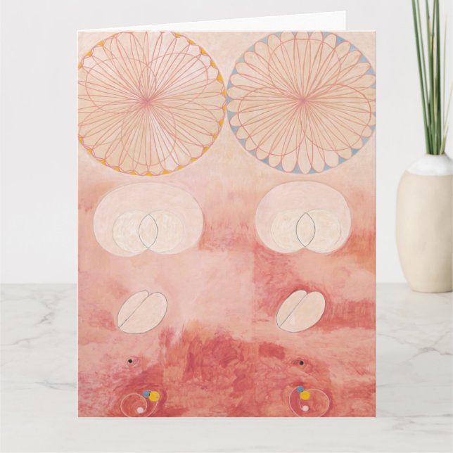 Hilma Af Klint, die zehn größten Nr. 9, Abstrakte  Karte (Vorderseite)