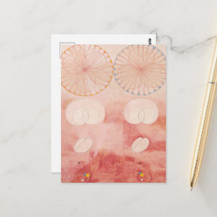 Hilma Af Klint, die zehn größten Nr. 9, Abstrakte  Postkarte