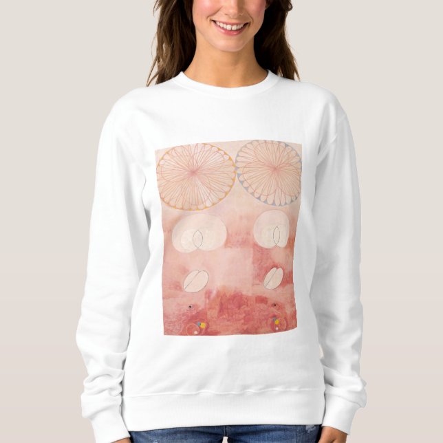 Hilma af Klint - Die zehn größten, Nr. 9 Sweatshirt (Vorderseite)