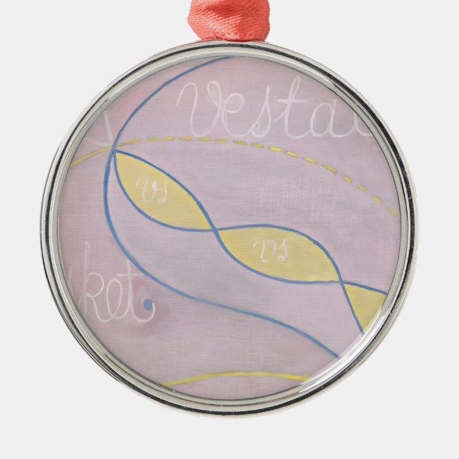 Hilma af Klint - Eros Series, Nr. 2, 1907 Ornament Aus Metall (Vorne)