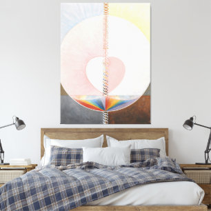 Hilma af Klint - Gruppe IX,UW Nr. 25, Die Taube, N Leinwanddruck