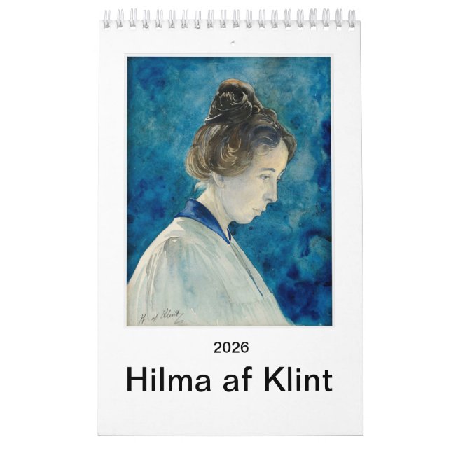 Hilma af Klint, Moderne Gemälde Kalender (Titelbild)